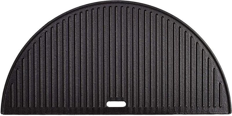 Kamado Joe Kamado Joe-classic Joe Half Moon Cast Iron Reversible Griddle KJ-HCIGRIDDLE Accessory Griddle 811738020402