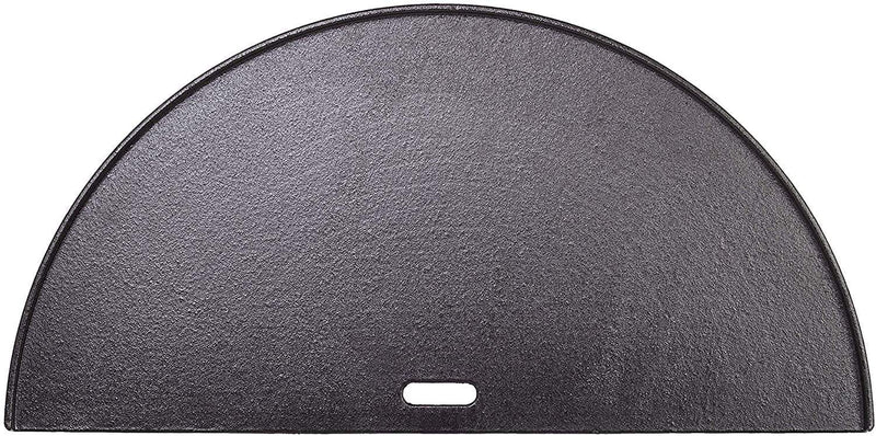 Kamado Joe Kamado Joe-classic Joe Half Moon Cast Iron Reversible Griddle KJ-HCIGRIDDLE Accessory Griddle 811738020402