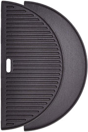 Kamado Joe Kamado Joe-classic Joe Half Moon Cast Iron Reversible Griddle KJ-HCIGRIDDLE Accessory Griddle 811738020402
