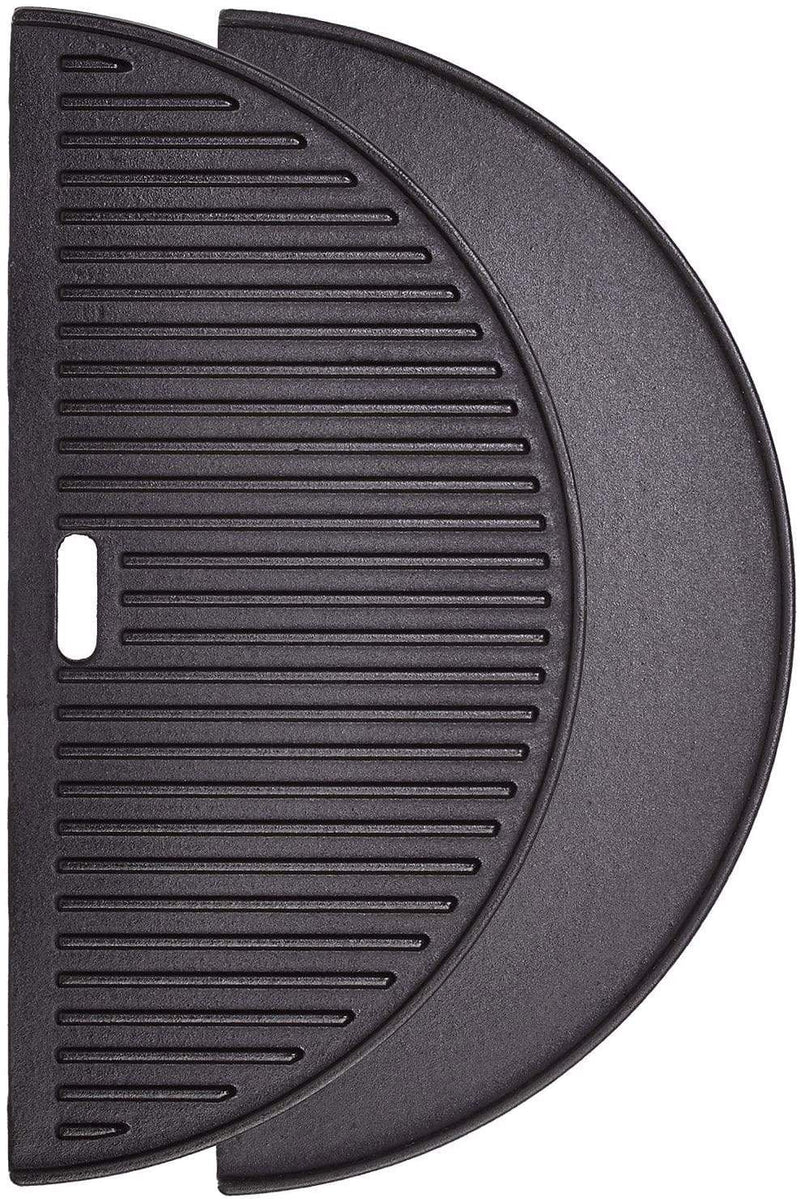 Kamado Joe Kamado Joe-classic Joe Half Moon Cast Iron Reversible Griddle KJ-HCIGRIDDLE Accessory Griddle 811738020402