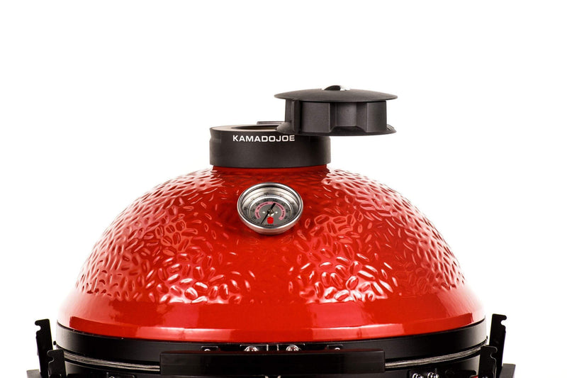 Kamado Joe Kamado Joe Classic Joe III 18" Ceramic Charcoal Grill & Smoker with Cart & Wheels KJ15040921 Charcoal / Red KJ15040921 Freestanding Kamado Grill 811738027197