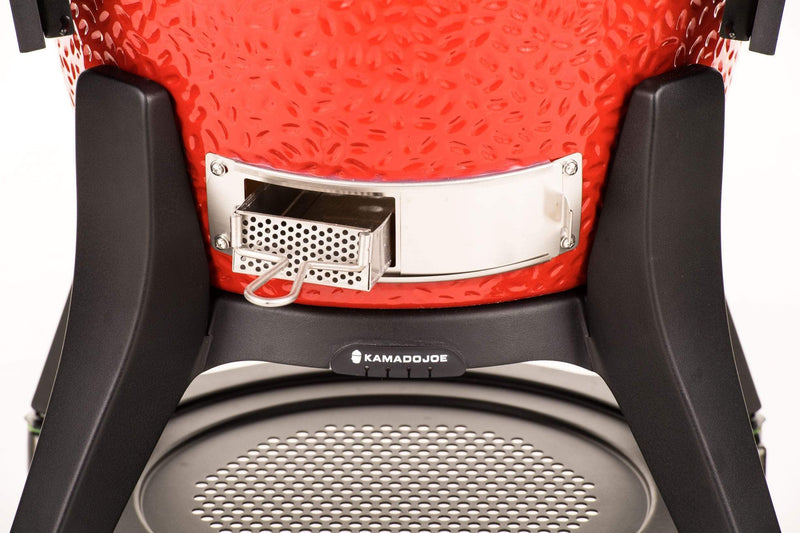 Kamado Joe Kamado Joe Classic Joe III 18" Ceramic Charcoal Grill & Smoker with Cart & Wheels KJ15040921 Charcoal / Red KJ15040921 Freestanding Kamado Grill 811738027197
