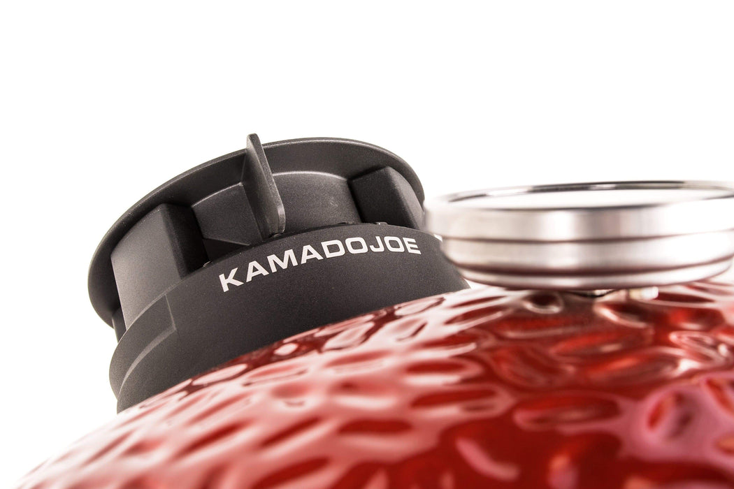 Kamado Joe Kamado Joe Classic Joe III 18" Ceramic Charcoal Grill & Smoker with Cart & Wheels KJ15040921 Charcoal / Red KJ15040921 Freestanding Kamado Grill 811738027197