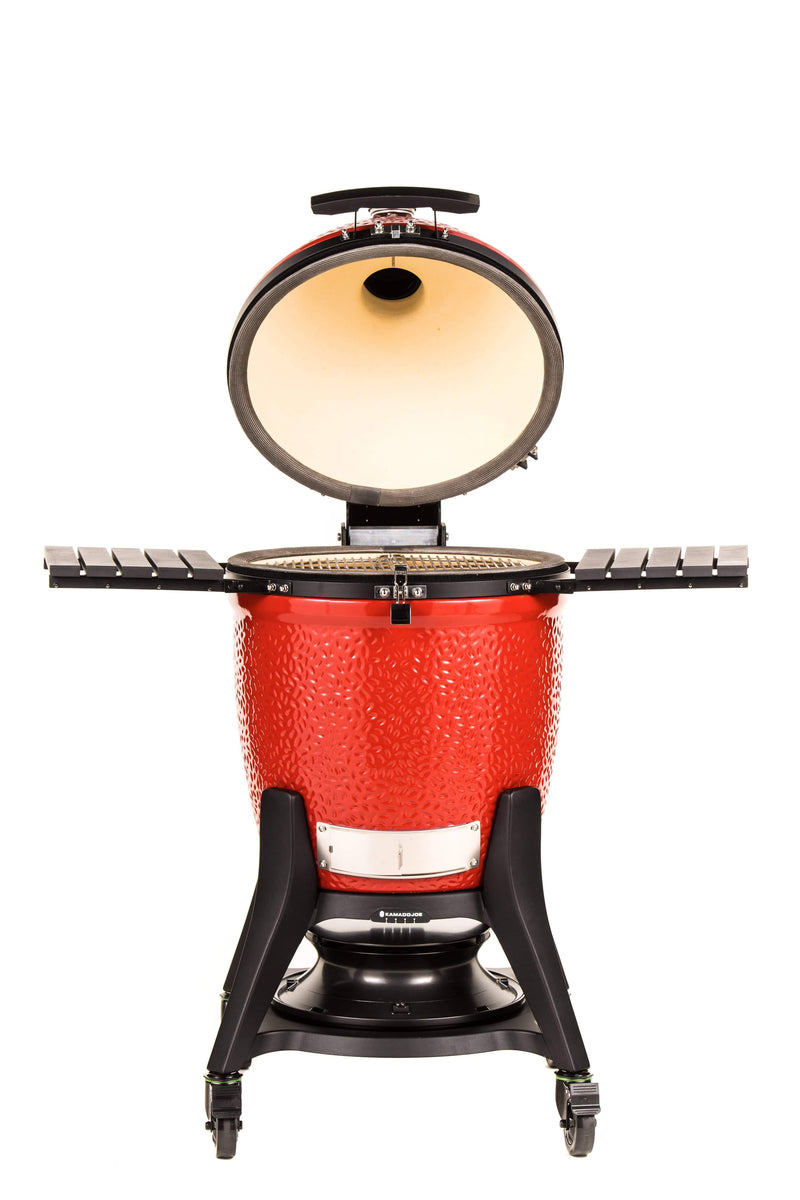Kamado Joe Kamado Joe Classic Joe III 18" Ceramic Charcoal Grill & Smoker with Cart & Wheels KJ15040921 Charcoal / Red KJ15040921 Freestanding Kamado Grill 811738027197