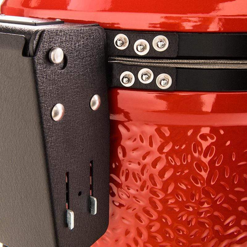 Kamado Joe Kamado Joe Classic Joe III 18" Standalone Ceramic Charcoal Grill & Smoker KJ15040721 Charcoal / Red KJ15040721 Built-in Kamado Grill 811738027173