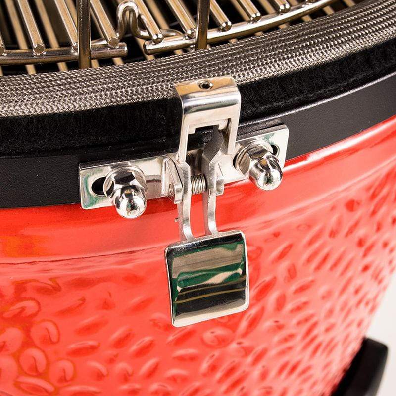 Kamado Joe Kamado Joe Classic Joe III 18" Standalone Ceramic Charcoal Grill & Smoker KJ15040721 Charcoal / Red KJ15040721 Built-in Kamado Grill 811738027173
