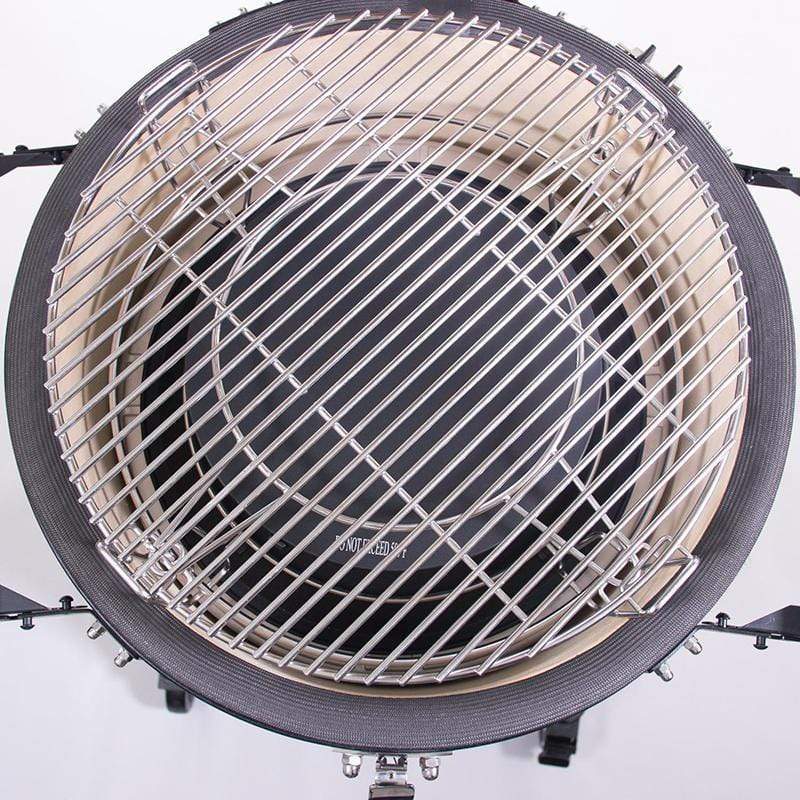 Kamado Joe Kamado Joe Classic Joe III 18" Standalone Ceramic Charcoal Grill & Smoker KJ15040721 Charcoal / Red KJ15040721 Built-in Kamado Grill 811738027173