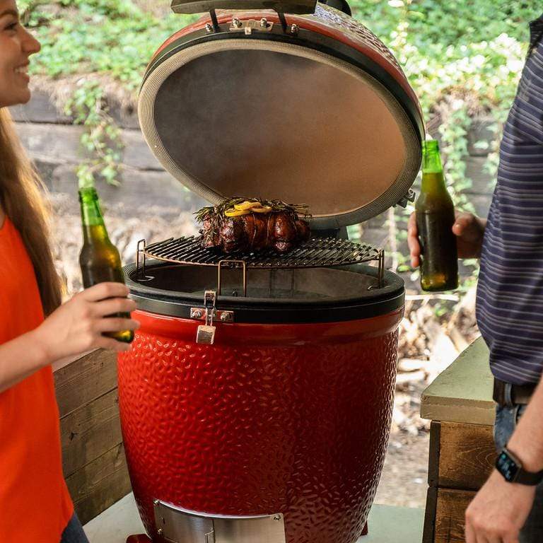 Kamado Joe Kamado Joe Classic Joe III 18" Standalone Ceramic Charcoal Grill & Smoker KJ15040721 Charcoal / Red KJ15040721 Built-in Kamado Grill 811738027173