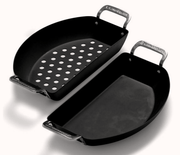 Kamado Joe Kamado Joe Karbon Steel Half Moon Pans KJ15124822 Griddles & Grill Pans 811738028620