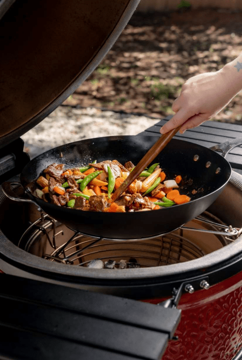 Kamado Joe Kamado Joe Karbon Steel Wok KJ15124922 Griddles & Grill Pans 811738028637