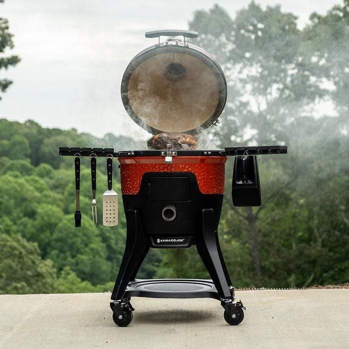 Kamado Joe Kamado Joe Pellet Joe Ceramic Grill & Smoker Pellet / Red KJ15260020 Freestanding Pellet Grill 811738026954