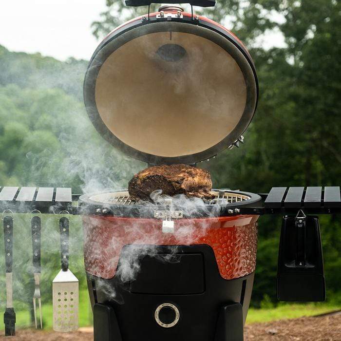 Kamado Joe Kamado Joe Pellet Joe Ceramic Grill & Smoker Pellet / Red KJ15260020 Freestanding Pellet Grill 811738026954