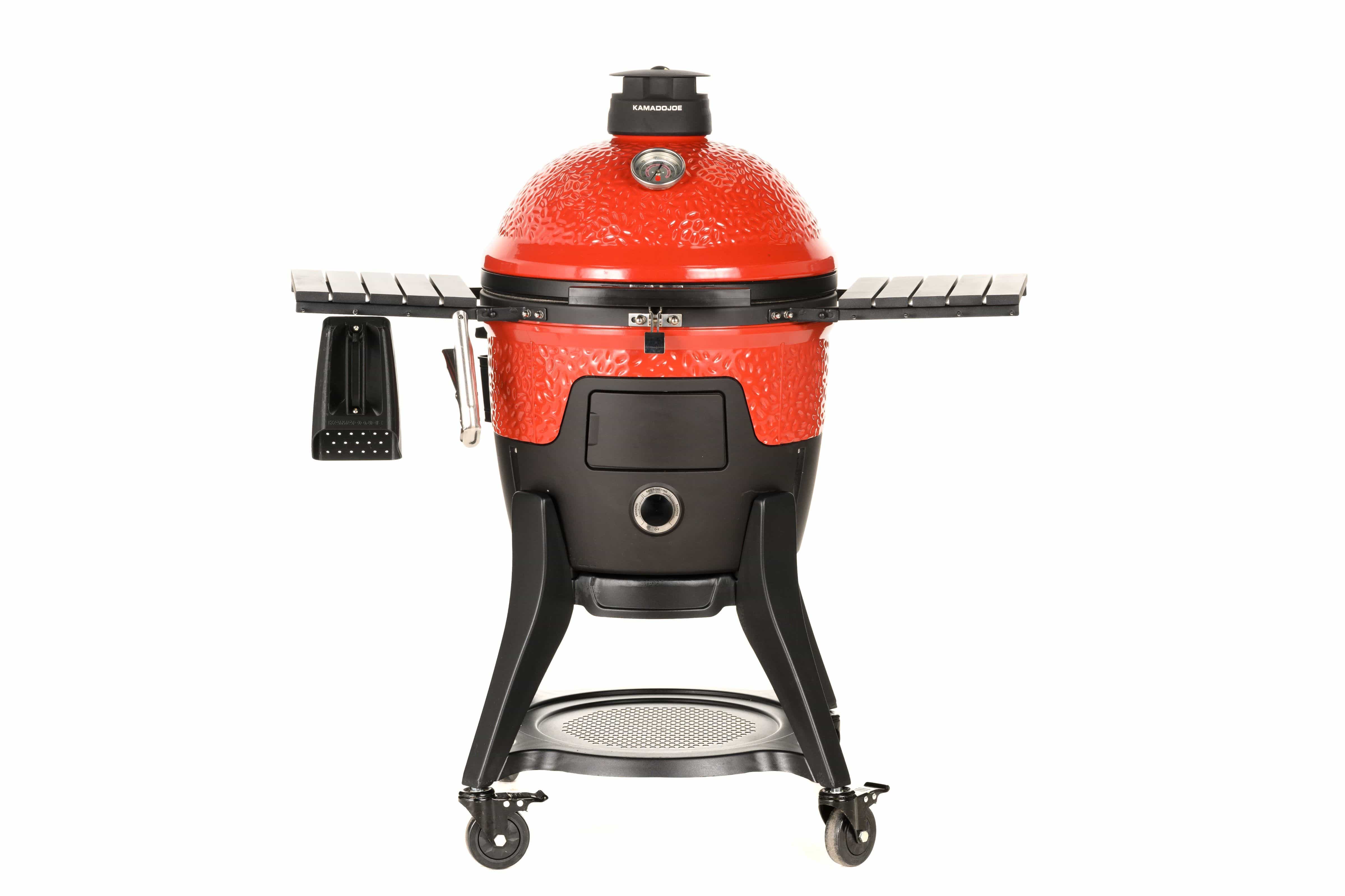 Kamado Joe Kamado Joe Pellet Joe Ceramic Grill & Smoker Pellet / Red KJ15260020 Freestanding Pellet Grill 811738026954