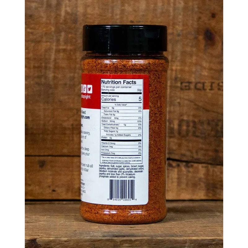 Killer Hogs Killer Hogs Hot BBQ Rub (16oz) KHHR Sauce & Rub 854019006054