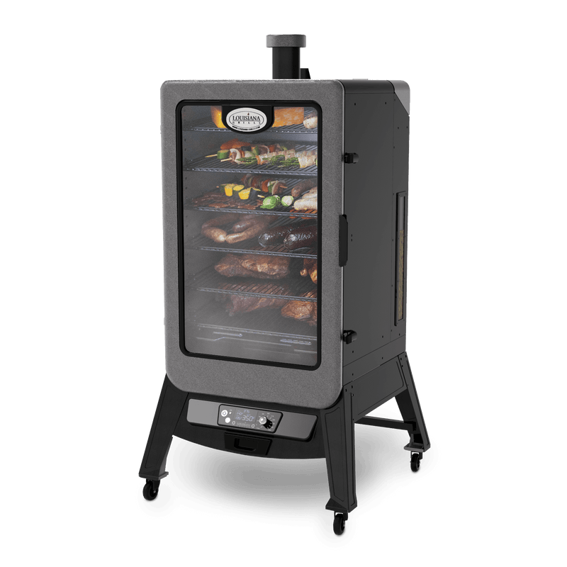 Louisiana Grills Louisiana Grills 7-Series Wood Pellet Vertical Smoker LGV7PC1 Pellet / Black 65700 Freestanding Pellet Grill 684678041710