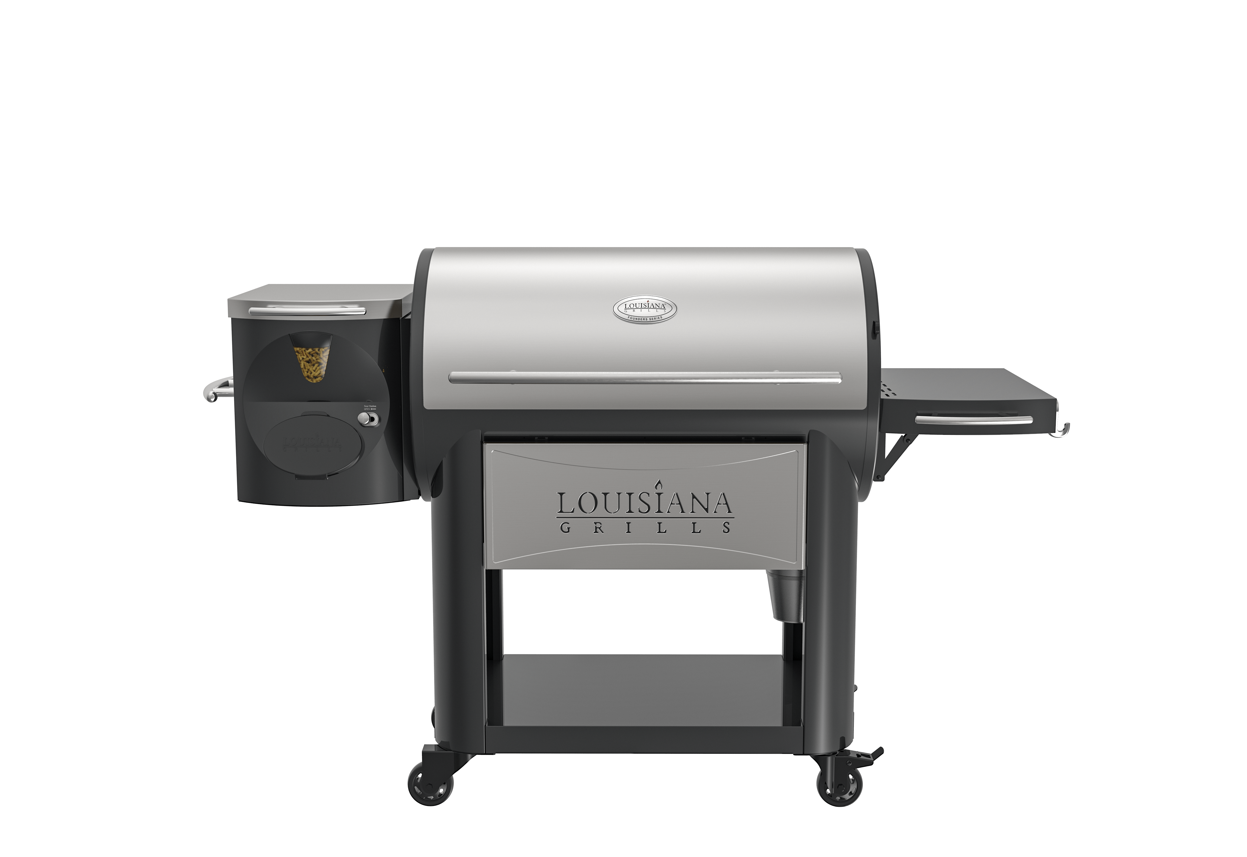 Louisiana Grills Louisiana Grills Founders Legacy 1200 Pellet Grill & Smoker w/ WIFI Control Pellet / Stainless Steel 10680 Freestanding Pellet Grill 684678106808