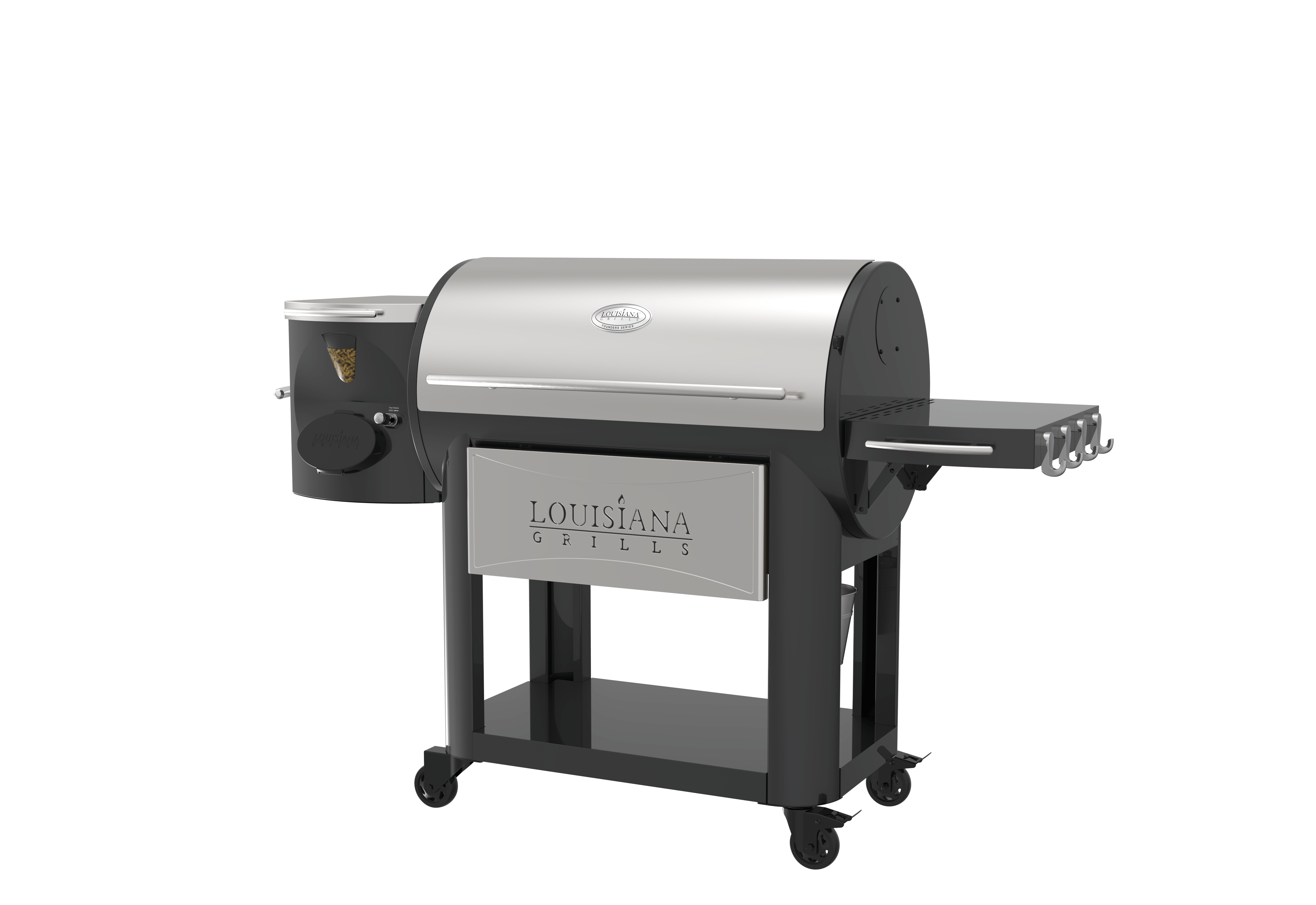 Louisiana Grills Louisiana Grills Founders Legacy 1200 Pellet Grill & Smoker w/ WIFI Control Pellet / Stainless Steel 10680 Freestanding Pellet Grill 684678106808