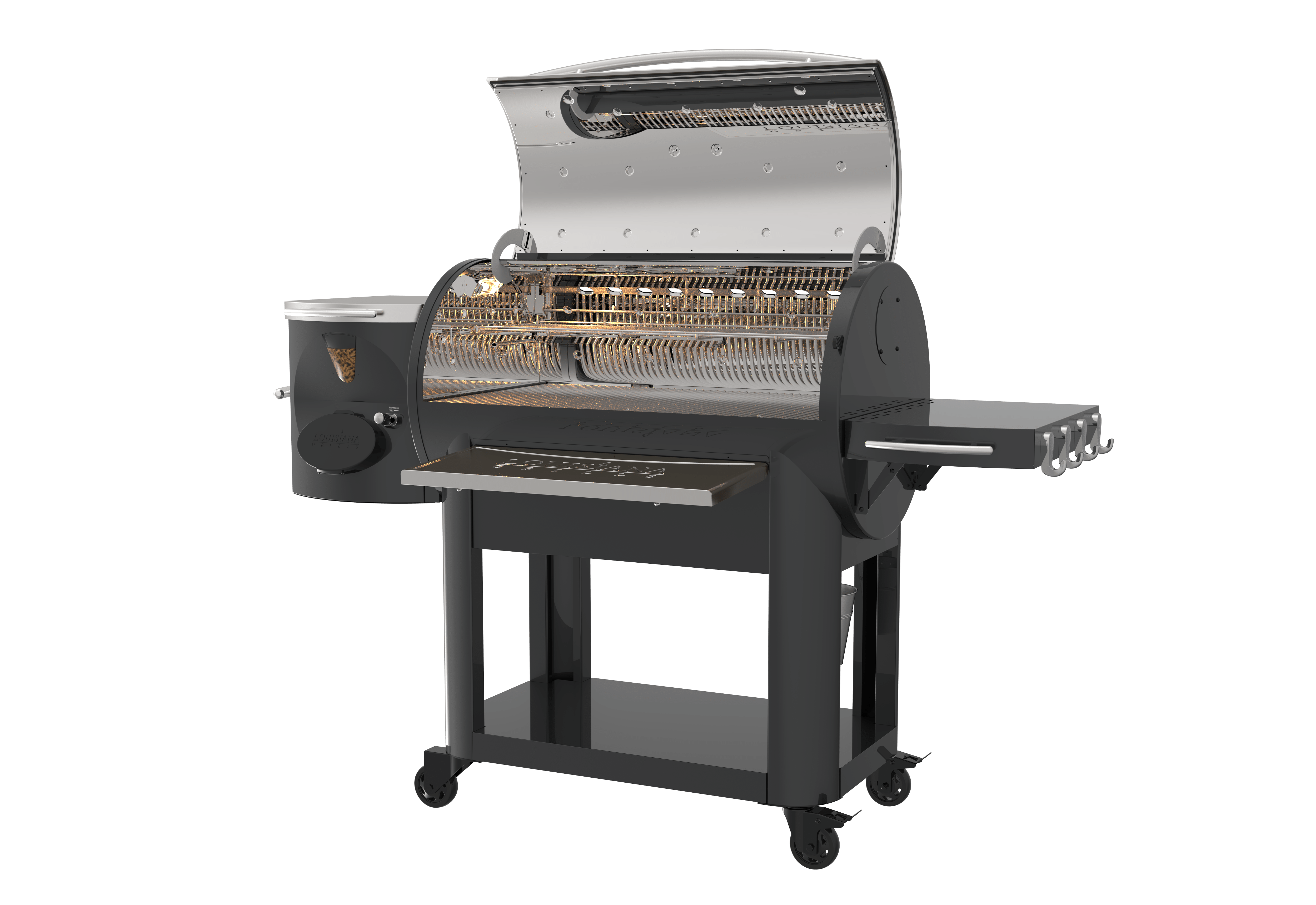 Louisiana Grills Louisiana Grills Founders Legacy 1200 Pellet Grill & Smoker w/ WIFI Control Pellet / Stainless Steel 10680 Freestanding Pellet Grill 684678106808