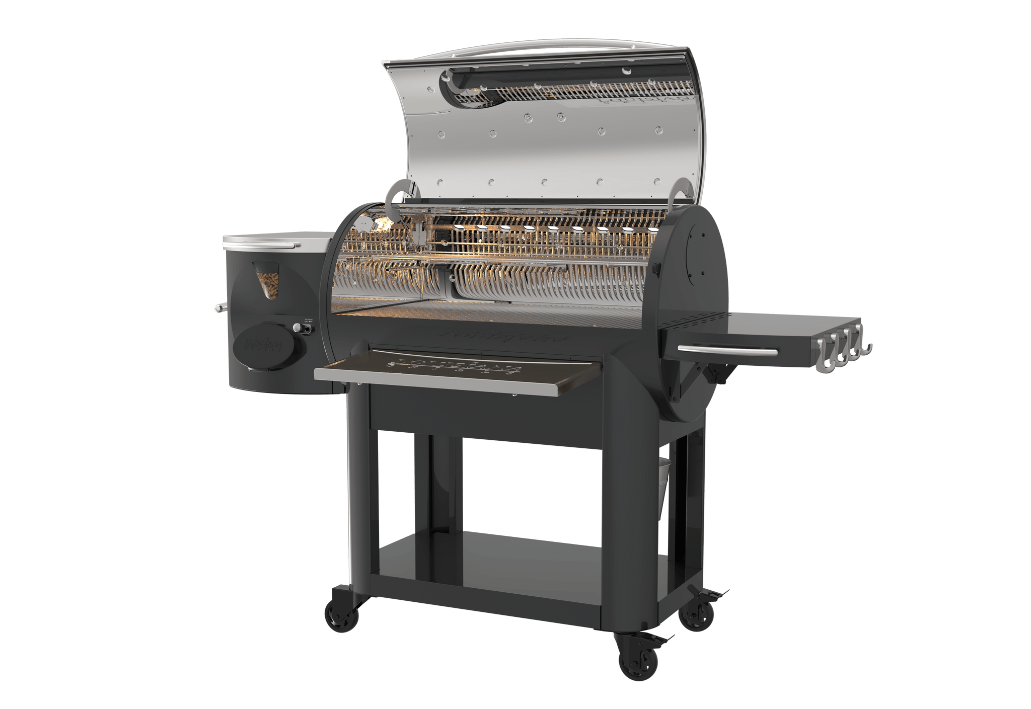 Louisiana Grills Louisiana Grills Founders Legacy 1200 Pellet Grill & Smoker w/ WIFI Control Pellet / Stainless Steel 10680 Freestanding Pellet Grill 684678106808