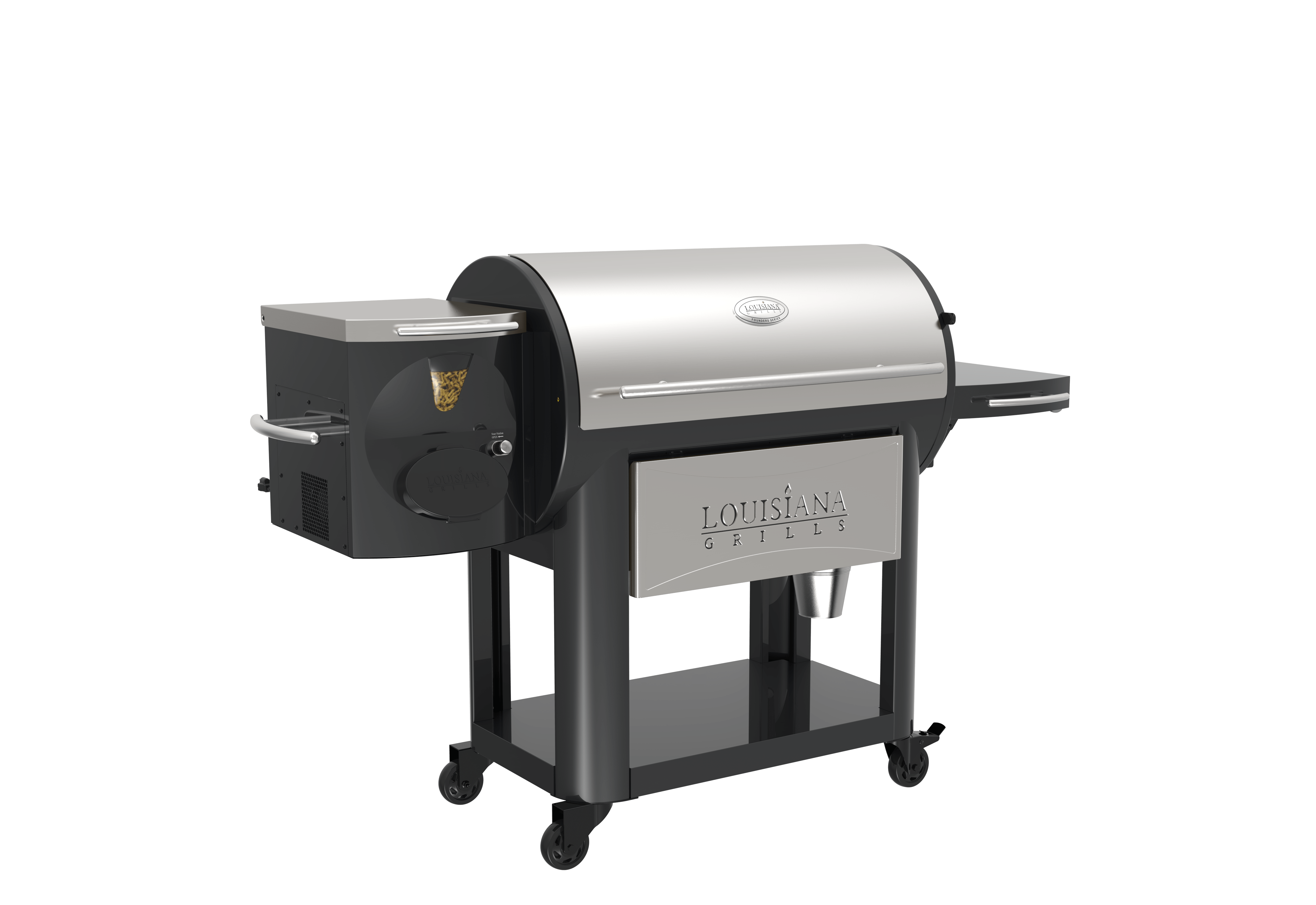 Louisiana Grills Louisiana Grills Founders Legacy 1200 Pellet Grill & Smoker w/ WIFI Control Pellet / Stainless Steel 10680 Freestanding Pellet Grill 684678106808