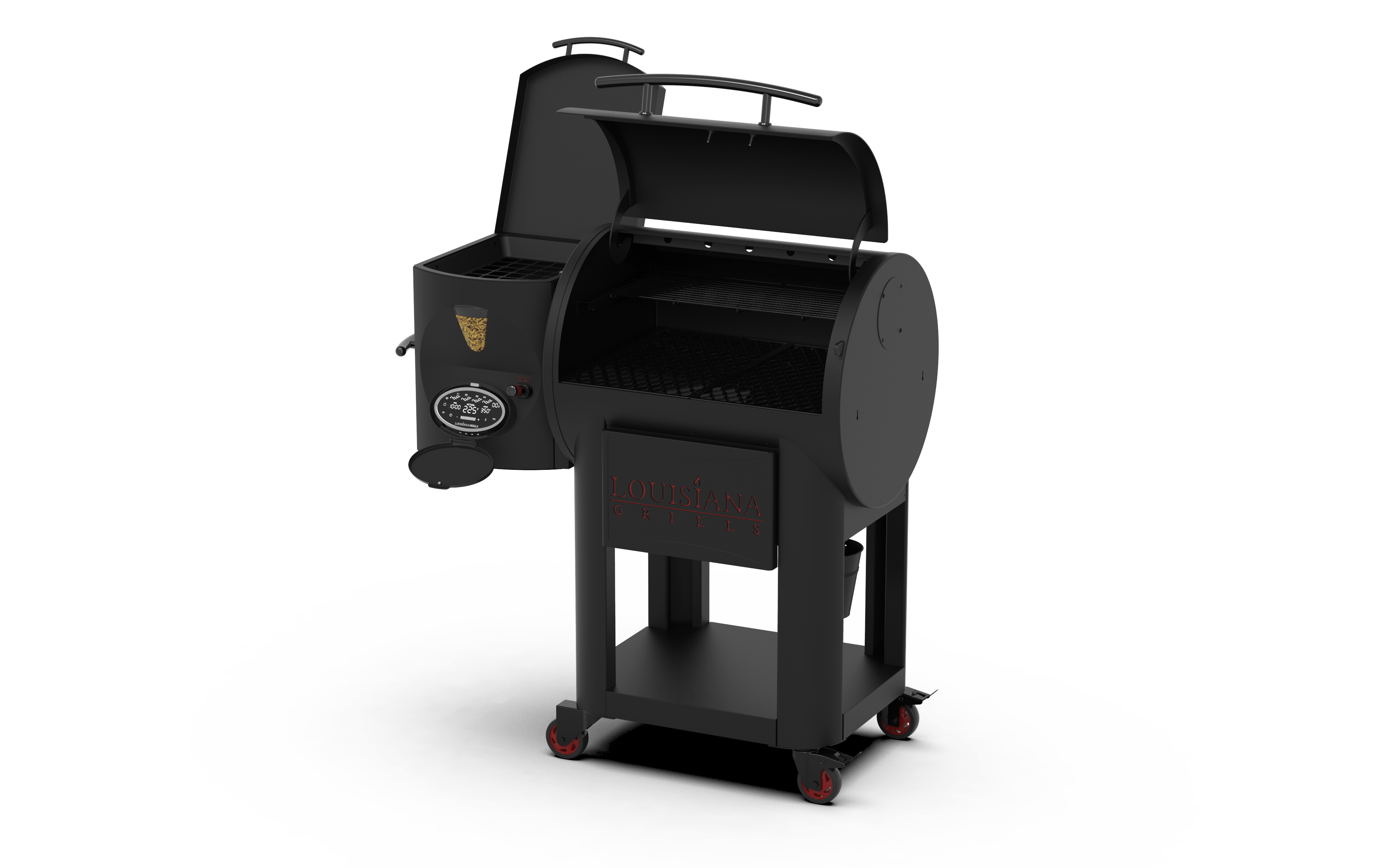 Louisiana Grills Louisiana Grills Founders Premier 800 Pellet Grill & Smoker w/ WIFI Control Pellet / Black 10677 Freestanding Pellet Grill 684678106778