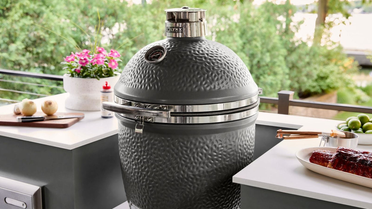 Built in kamado grill best sale