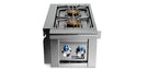 Lynx Lynx Cart Mounted Double Side Burner Fits All Grill Sizes Outdoor Kitchen Side Burner