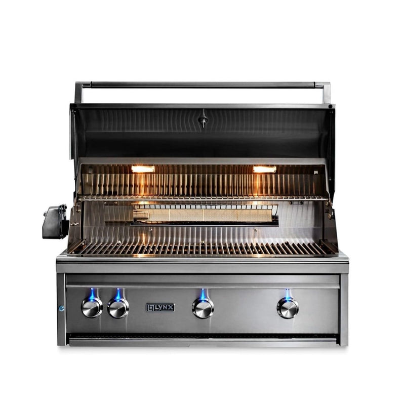 Lynx Lynx Professional 36" Built-In Grill with All Trident Infrared Burners and Rotisserie Natural Gas / Stainless Steel L36ATR-NG Built-in Gas Grill 810043025010