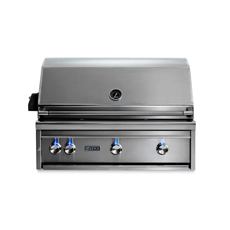 Lynx Lynx Professional 36" Built-In Grill with All Trident Infrared Burners and Rotisserie Natural Gas / Stainless Steel L36ATR-NG Built-in Gas Grill 810043025010