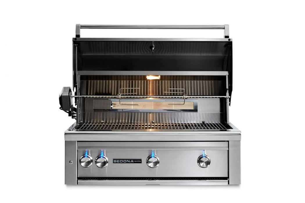 Lynx Sedona 36" Built-In Grill with 3 Stainless Steel Burner and Rotisserie (L601R) Built-in Gas Grill