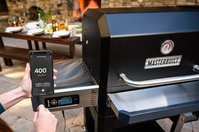 Masterbuilt Masterbuilt Gravity 1050 Digital Charcoal Grill & Smoker w/ WIFI Control Charcoal / Black MB20041220 Freestanding Charcoal Grill 094428276581
