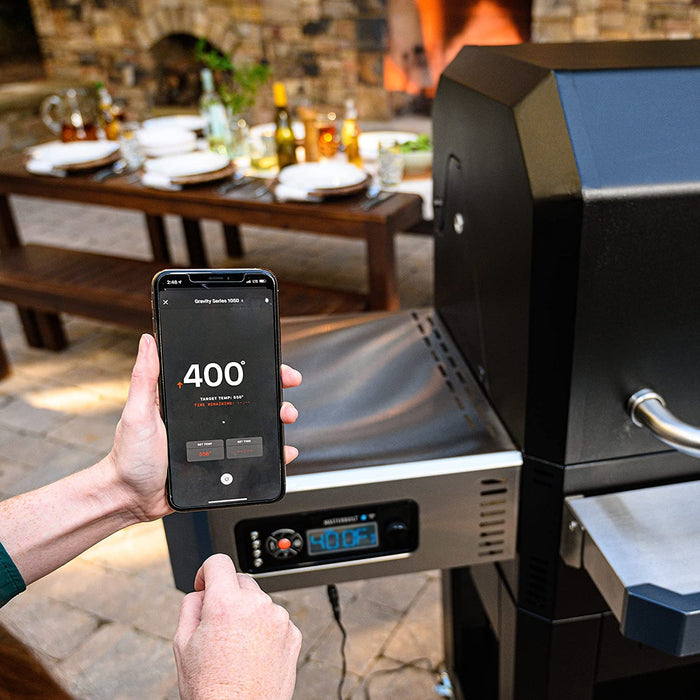 Masterbuilt Masterbuilt Gravity 800 Digital Charcoal Griddle & Grill & Smoker w/ WIFI Control Charcoal / Black MB20040221 Freestanding Charcoal Grill 094428276628