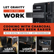 Masterbuilt Masterbuilt Gravity Series 1150 Digital Charcoal Grill and Smoker MB20041525 Charcoal / Black MB20041525 Charcoal Grill & Smoker 094428286030