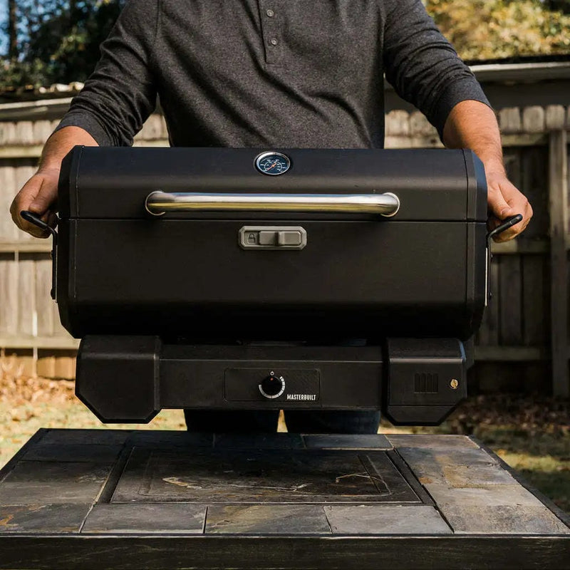 Masterbuilt Masterbuilt Portable Charcoal Grill & Smoker Charcoal / Black MB20040522 Portable Charcoal Grill 094428276963