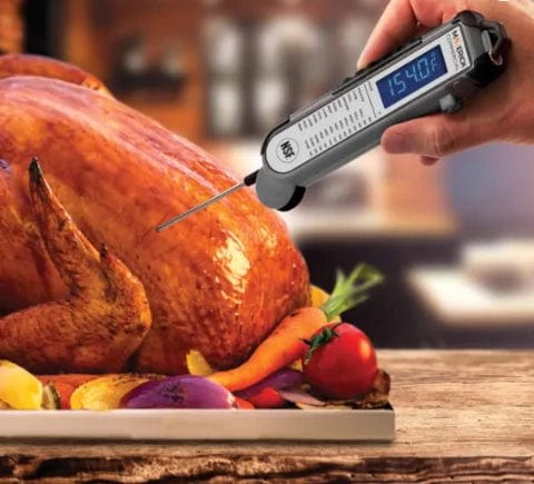 Maverick Maverick - Digital Thermometer - For Barbeque Grill - Gray/Back PT-100BBQ PT-100BBQ Accessory Thermometer Wireless