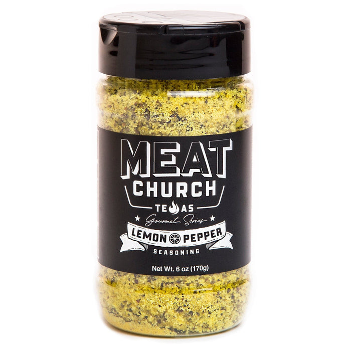 Meat Church Meat Church Gourmet Lemon Pepper Seasoning 6oz MCLEMONPEPPER Sauce & Rub