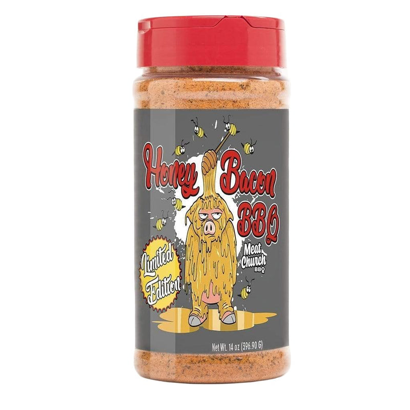 Meat Church Meat Church Honey Bacon Rub Seasoning (12oz) MCHONEYBACONR14 Sauce & Rub 793150591633