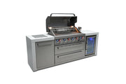 Mont Alpi Canada Mont Alpi 805 Deluxe Island with a Fridge Cabinet MAi805-DFC Outdoor Kitchen Pre-Built Bundle 689771008981