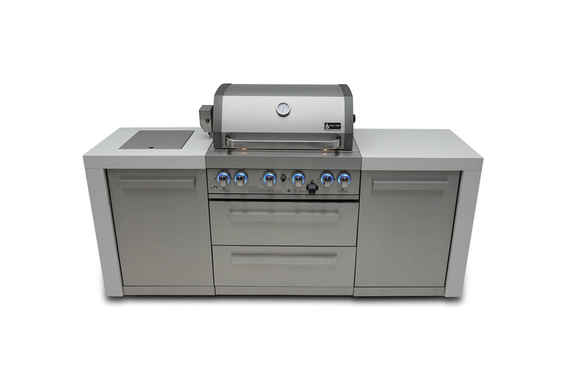 Mont Alpi Mont Alpi 400 Deluxe Island MAi400-D Outdoor Kitchen Pre-Built Bundle 027829404871