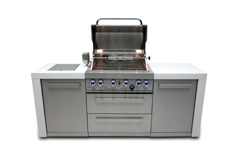 Mont Alpi Mont Alpi 400 Deluxe Island MAi400-D Outdoor Kitchen Pre-Built Bundle 027829404871