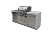 Mont Alpi Mont Alpi 400 Deluxe Island MAi400-D Outdoor Kitchen Pre-Built Bundle 027829404871