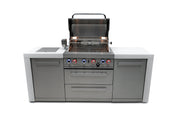 Mont Alpi Mont Alpi 400 Deluxe Island MAi400-D Outdoor Kitchen Pre-Built Bundle 027829404871