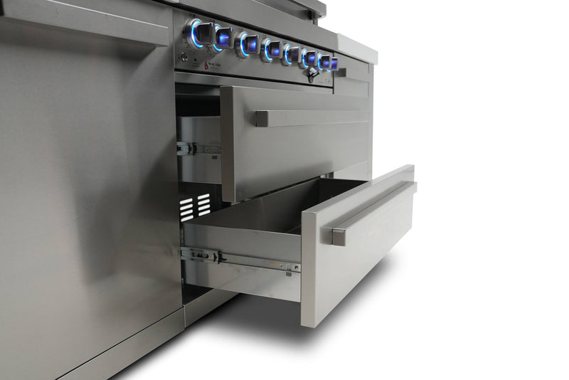 Mont Alpi Mont Alpi 400 Deluxe Island MAi400-D Outdoor Kitchen Pre-Built Bundle 027829404871