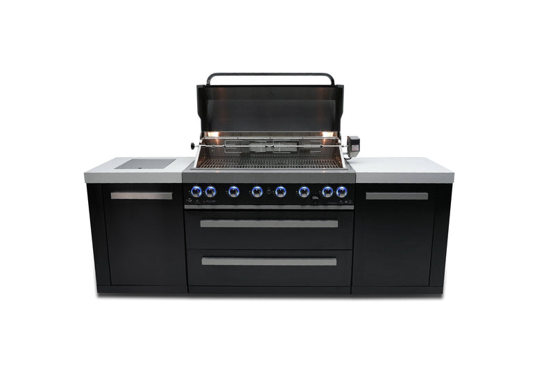 Mont Alpi Mont Alpi 805 Black Stainless Steel Island MAi805-BSS Outdoor Kitchen Pre-Built Bundle 27829404796