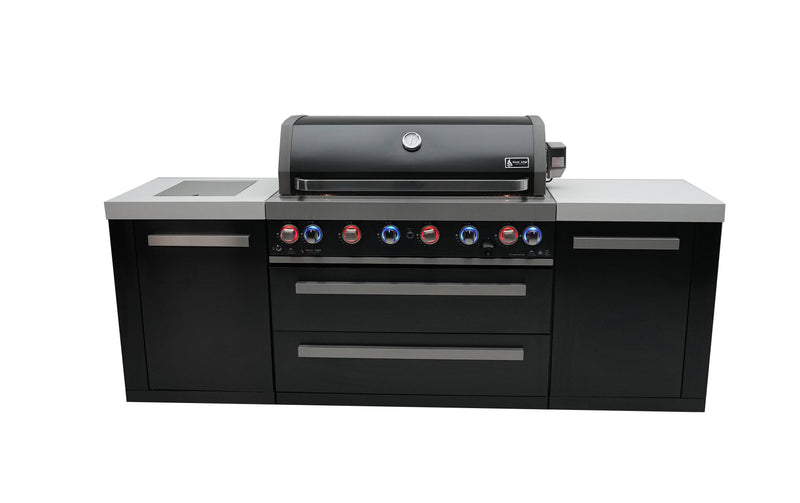 Mont Alpi Mont Alpi 805 Black Stainless Steel Island MAi805-BSS Outdoor Kitchen Pre-Built Bundle 27829404796