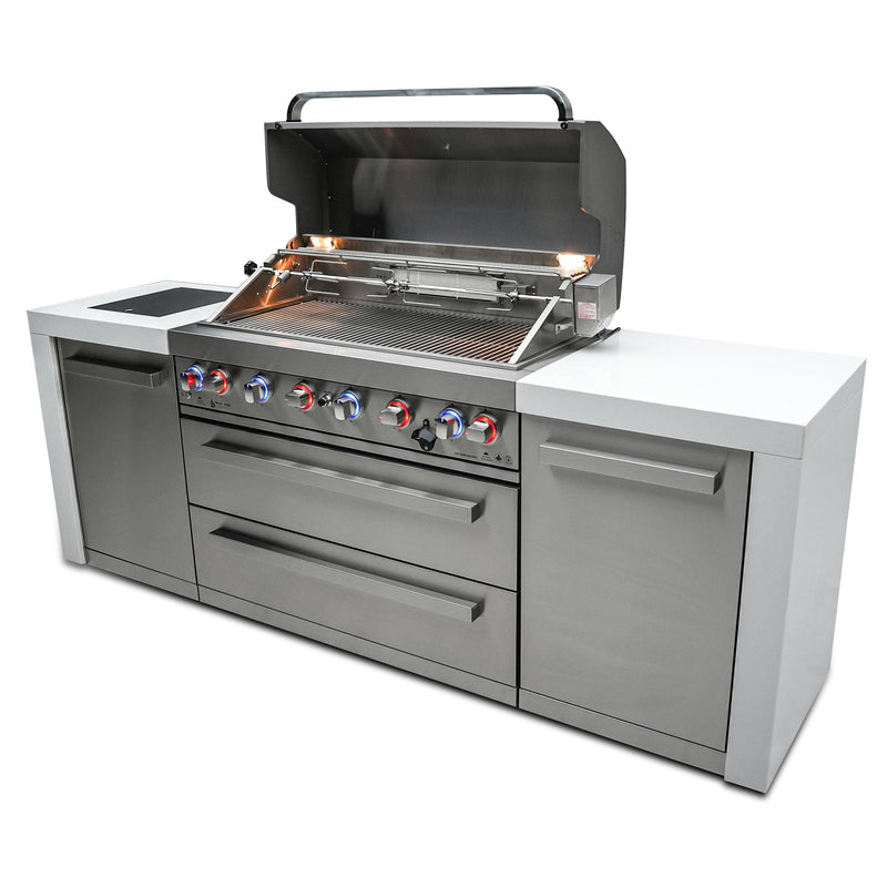 Mont Alpi Mont Alpi 805 Deluxe Island MAi805-D Outdoor Kitchen Pre-Built Bundle