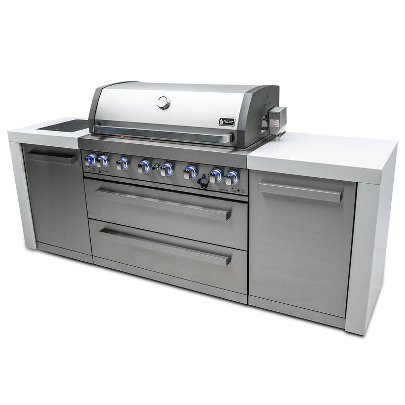 Mont Alpi Mont Alpi 805 Deluxe Island MAi805-D Outdoor Kitchen Pre-Built Bundle