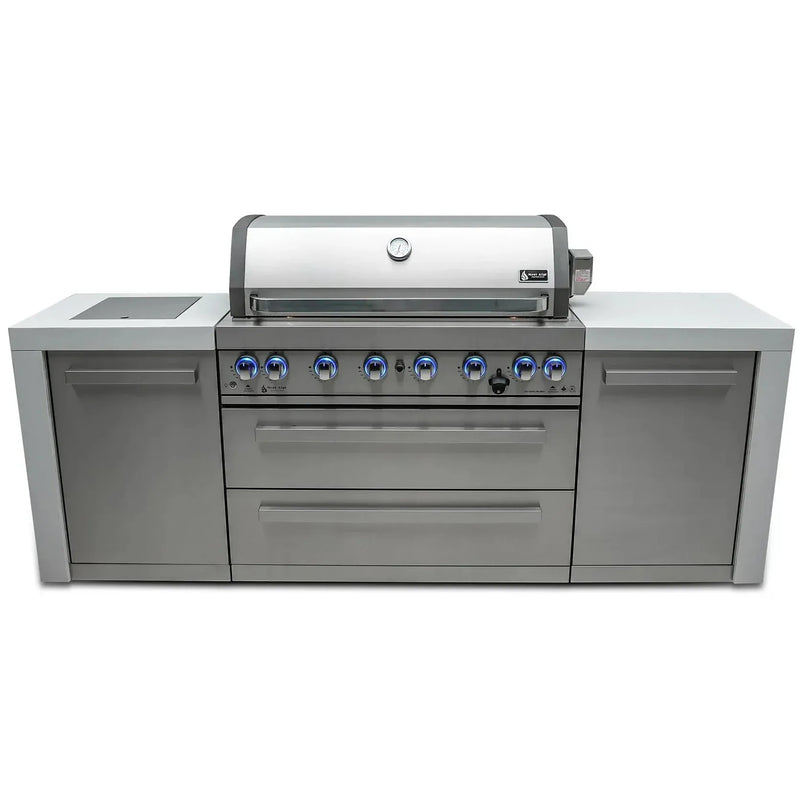 Mont Alpi Mont Alpi 805 Deluxe Island MAi805-D Outdoor Kitchen Pre-Built Bundle