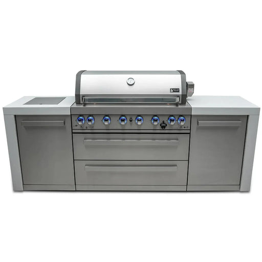 Mont Alpi Mont Alpi 805 Deluxe Island MAi805-D Outdoor Kitchen Pre-Built Bundle
