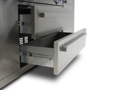 Mont Alpi Mont Alpi 805 Deluxe Island with a Beverage Center MAi805-DBEV Outdoor Kitchen Pre-Built Bundle 689771008783